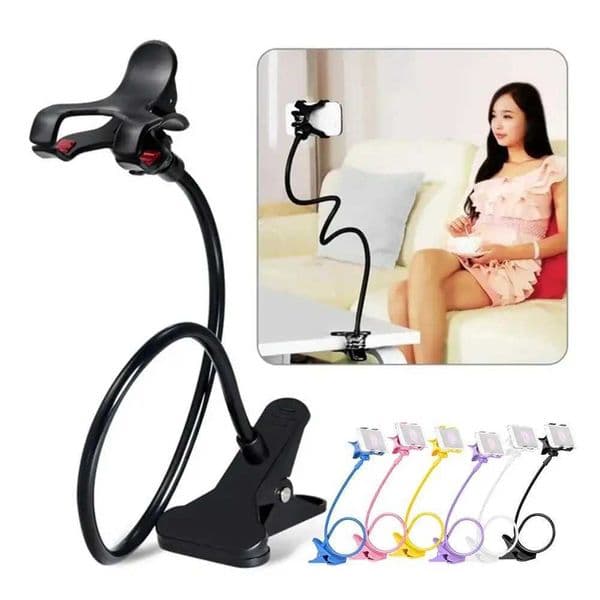 Universal Lazy Bracket Mobile Phone Holder Gooseneck Stand Stents Flexible Bed Desk Table Clip Bracket For Smartphone Holde X3y7M240725