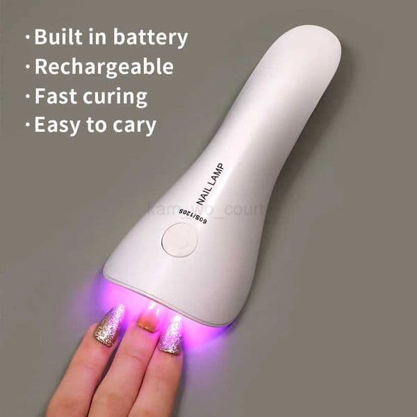 LINMANDA Professional 18W Nail Drying Lamp Handheld Polish Dryer Lamp Rechargeable Dryer For Gel Portability Nail Art ToolM240729