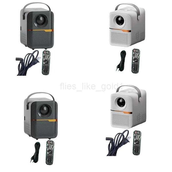 New P10 Smart 4K Wifi Portable 1080P Home Theater Video LED Bluetooth Mini Projector Android 10 ProjectorM240729