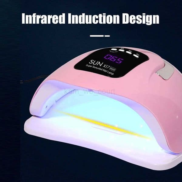280W High Power SUN X15/X17 MAX UV LED Nail Lamp for Manicure Gel Polish Drying Machine With LCD Screen 57LEDS Smart Nail Dryer M240729