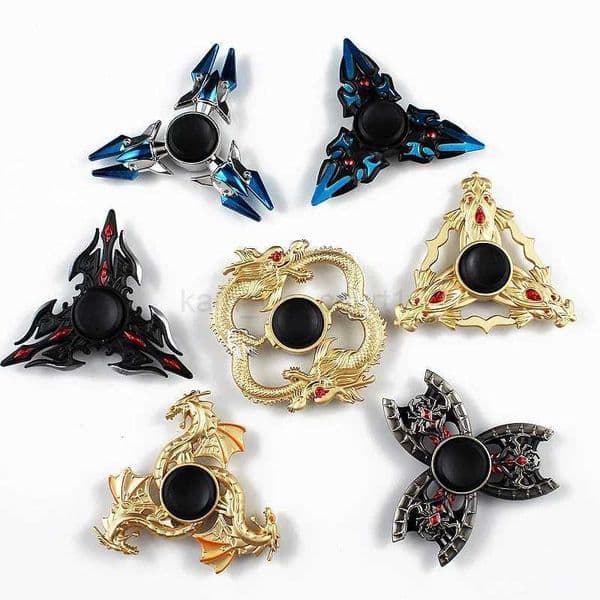 Anime Product Zhaoyun Zinc Alloy Figet Spinner Arms Metal Hand Spinner Adult Office Desk Toys Fingertip Gyro Christmas GiftM240729
