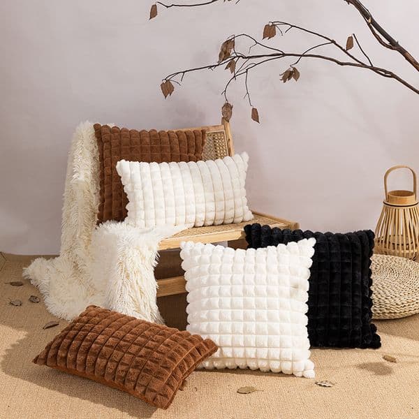 Letter designer pillow bedding home room decor pillowcase couch chair sofa orange car thick cashmere cushion multisize men women casual thumbnail 2