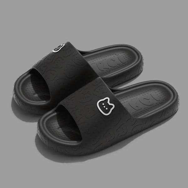 Slippers Summer Soft Cute Cat Shoes Women Cloud Slippers Indoor Bathroom Anti-Slip Slides Eva Beach Flip ps Men Ladies Cartoon SandalsSlippers