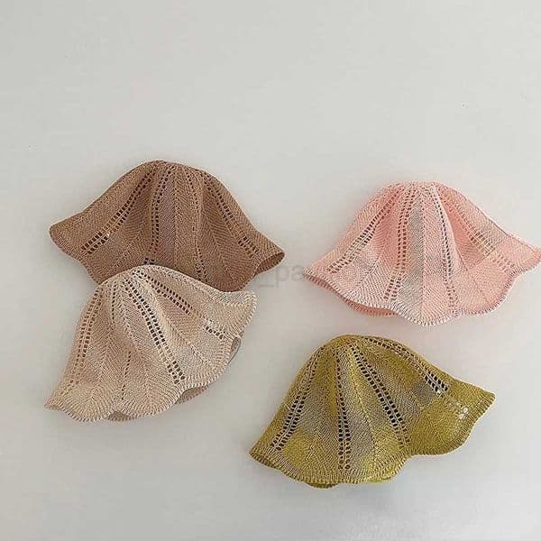 6018A Korean Girls Hat 2023 Summer New Fashion Girls Fishermans Hat Mesh Breathable Outdoor Travel Sunscreen HatXJ240730