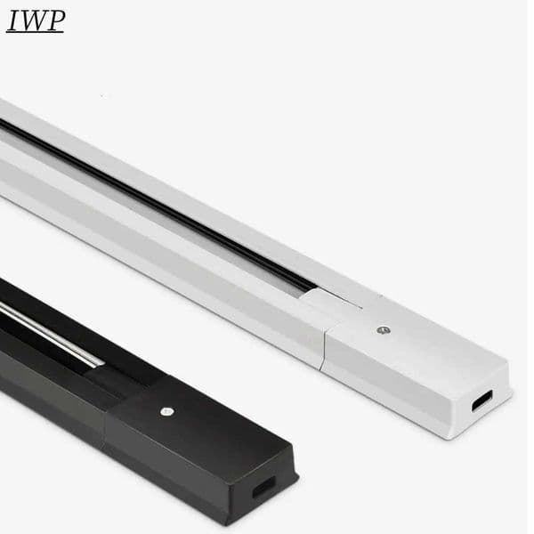 LED track 0.5m 1m light track strip clothing store background wall aluminum 2-wire system track light COB spot light guide railLl240730