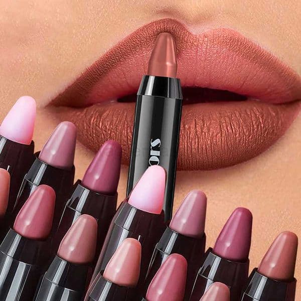 Matte Brown Lip Liner Pencil Red Contour Tint Labial Makeup Waterproof Nude Lipstick Crayon Pen Lip Contouring CosmeticXJ240731