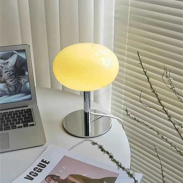 Joylove Girl Bedside Lamp Bedroom Lollipop Decorative Table Lamp Bauhaus Post modern Minimalist Nordic Retro Glass Table Lamps B240904
