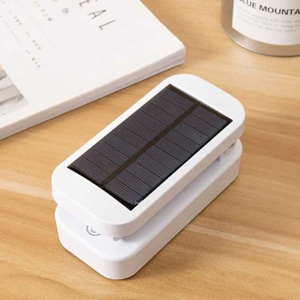 Energy Saving Foldable Solar Powered Desk Lamp USB Charging Touch LED Night Light Dimmable Portable Table Lamp Student B240904