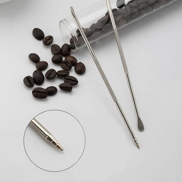Stainless Steel Coffee Pull Flower Needle Carved Stick Cappuccino Latte Coffee Decorative Art Pen Fancy Cafe Mixing Tool 240731