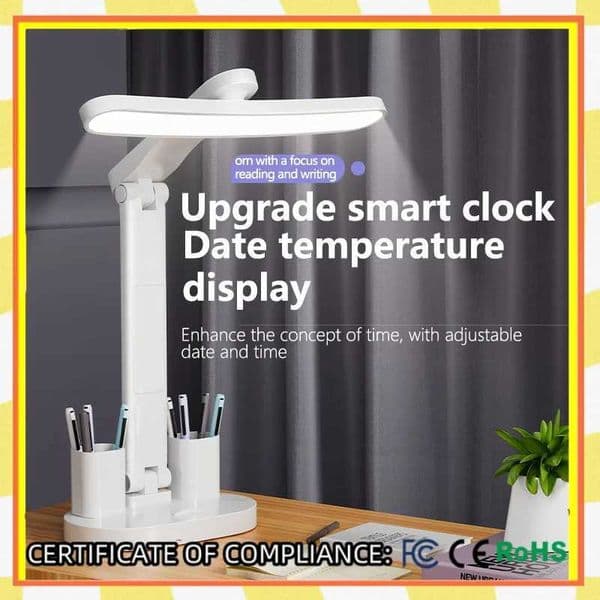 USB Rechargeable Table Lamp 3 Levels Dimmable Touch Desk Lighting Eye Protection Foldable For Bedroom Desk Light LED Desk Lamp B240904