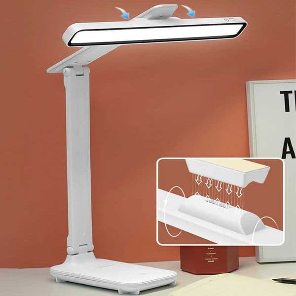 Table Lamp LED Desk Lamp USB Rechargeable Hanging Magnetic Light Reading Light Office Accessories For Desk Bedroom Bedside Table b B240904