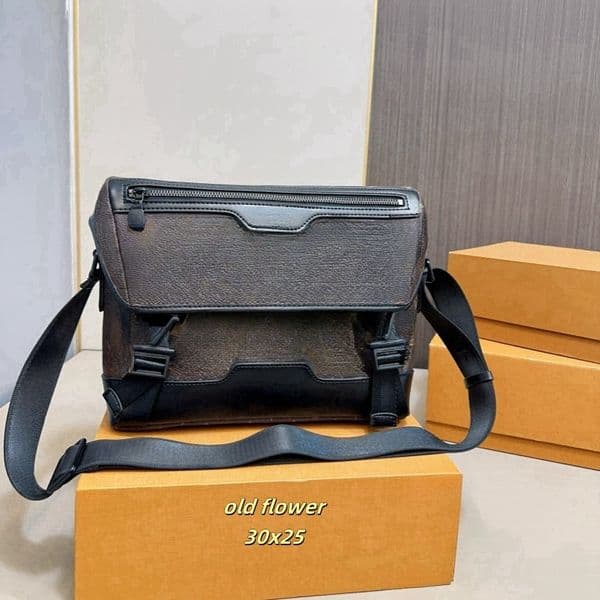Designer Briefcases for Men'S Bookbag Laptop Bag Unisex Classics Executive Tote Computer Document Messenger Crossbody Bag