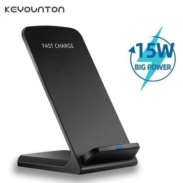 15W Fast Wireless Charger For iPhone 14 13 12 11 ProMax X XS Samsung S21 S20 S10 Note 20 Huawei 9 10 Phone Charging StandM240731