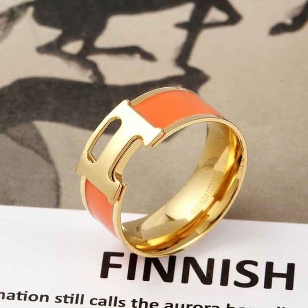 Ring Designer Ring Luxury Jewelry Solid colour letter diamond design Rings Christmas Gifts Jewellery Temperament Versatile Styles Width 6MM size 5-11 good