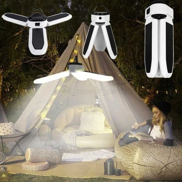 Solar Camping Lantern Portable Led Flashilight Light Camping Light Rechargeable Workshop Lamp Powerful Emergency Camp BulbB240731