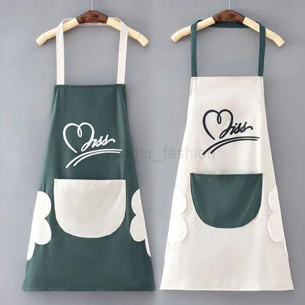Cute Kitchen Aprons for Woman Men Chef Work Apron for Grill Restaurant Bar Shop Cafes Beauty Nails Studios UniformXJ240731