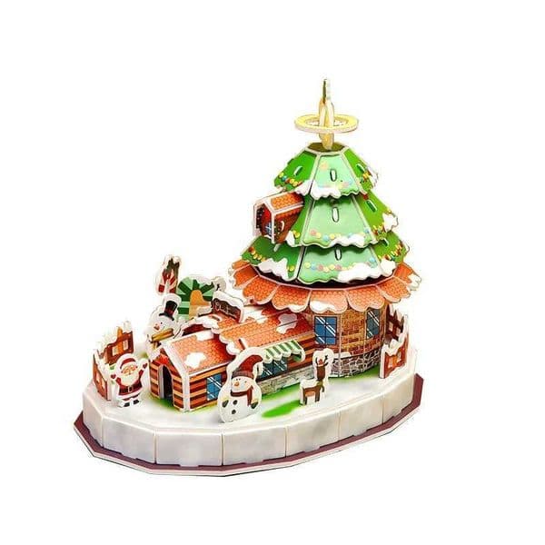 Christmas Series Paper 3D Puzzle Childrens Kindergarten Early Childhood Handmade Diy Educational Baby Kids Toys GiftsM240731