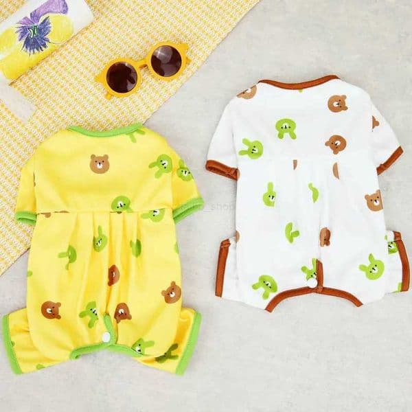 Spring Summer Pet Dog Jumpsuit Puppy Sweatshirt Dog Clothes for Small Dogs Chihuahua French Bulldog Costume Cotton Dog PajamasXJ240731