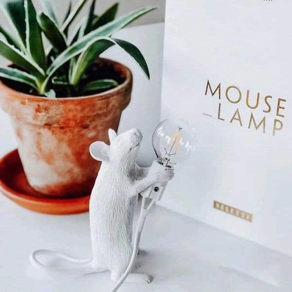 Dropshipping Nordic Home Room Mouse LED Table Lamp Modern Style Desktop Bedside Table Lights Home Room Decor Lighting Desk Lamp B240904