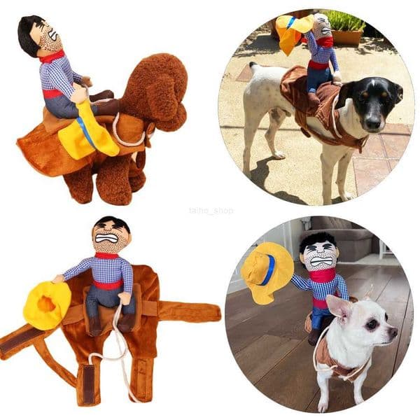 Dog Clothes Funny Cosplay Halloween Costume Puppy Kitty Cowboy Clothing Creative Pet Novelty Party Outfits Bulldog Pug ChihuahuaXJ240731