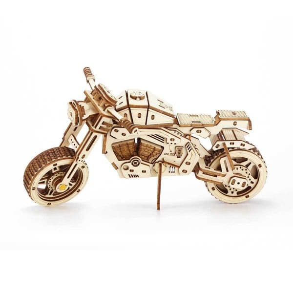 3d Wooden Motorbike Puzzle Toys Child Adult Assembly Blocks To Build DIY Off-road Motorcycle Car Model for Desk DecorationM240731