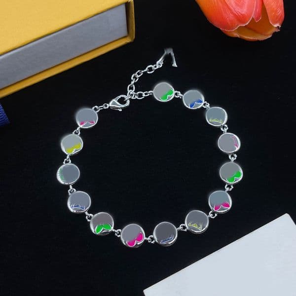 Designer Bracelet Luxury Letter Clover Flower Charm Bracelet 18K Gold S925 Silver Plated Beaded Chain Bangle For Women Men Hip Hop Punk Fashion Jewelry Gift T260528