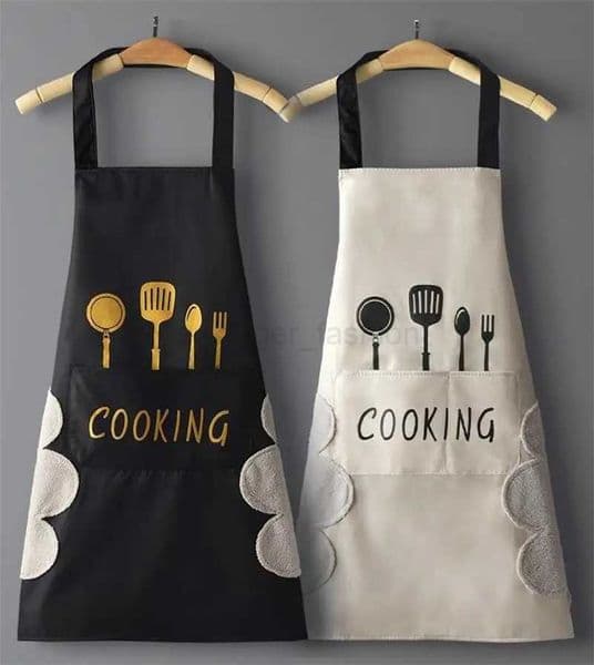 Hand-wiping kitchen Household Cooking Apron Men Women Oil-proof Waterproof Adult Waist Fashion Coffee Overalls Wipe Hand ApronXJ248798754