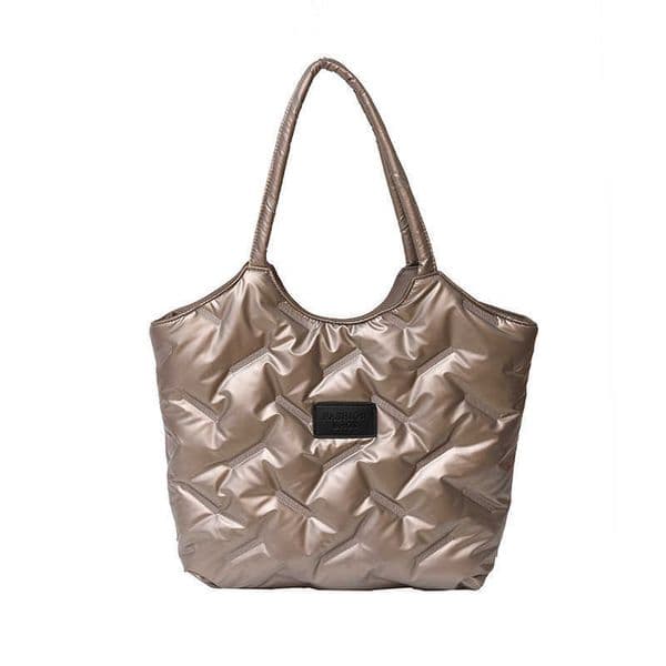 CMM Autumn and Winter New Large Capacity Cotton Jacket Bag Short Distance Travel Down Bag Outdoor Single Shoulder Hand Held Tote Bag