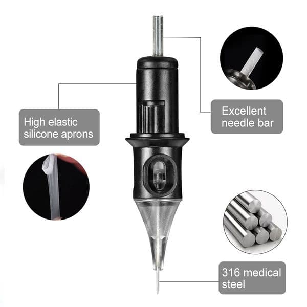 Professional Tattoo Machine Kit Complete LCD Digital Screen Power Supply with Cartridge Needles Rotary Pen Set for Body Artist