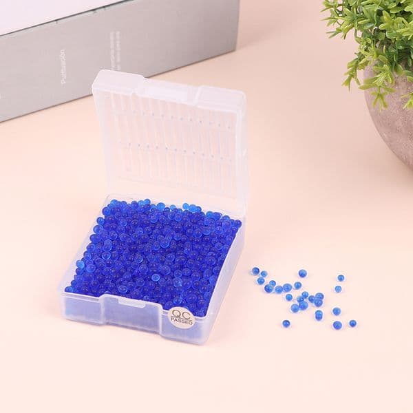 1Box Reusable Silica Gel Beads Desiccant Color Changing Indicating Moisture Absorber Dehumidifier Humidity Moisture Absorber