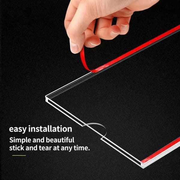 Acrylic A4 Card Slot Double new Paper Box A5 Slot Photo Box Transparent 2025 Display Box Plexiglass Plate Display Board Publicity Column