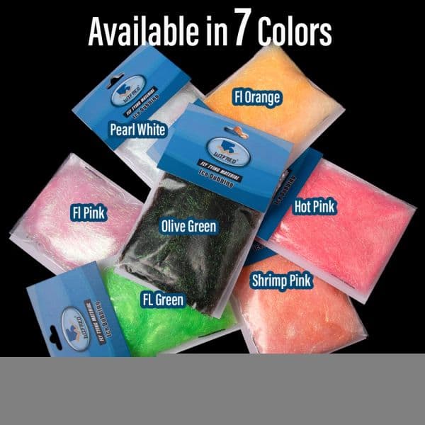 WIFREO 2g/bag UV Ice Dubbing new Super Soft Texture add Sparkling Fibers Fine Mylar-type Synthetic 2025 Fly Tying Material