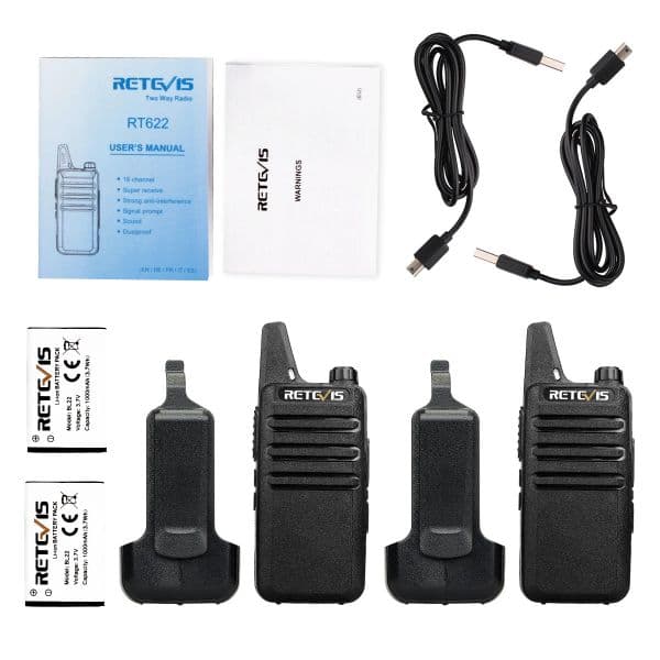2 2025 pcs Mini new Walkie Talkie PMR 446 Portable Two-way Radio ht PTT Walkie-talkies Portable Radio for Cafe