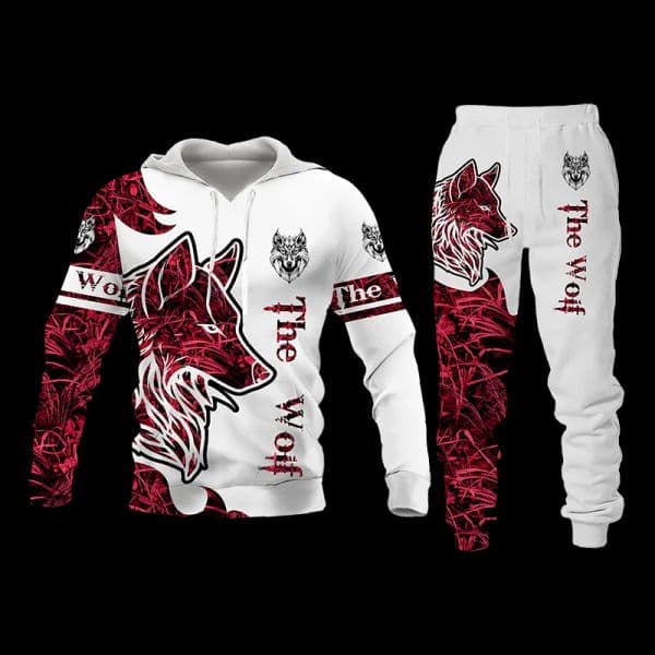 Women 2 Piece Sets Spring Autumn New Y2K 3D Animal Printed Hooded 2025 Sweatshirt+Long Pants Oversized new Hoodies Couple Female Clothing
