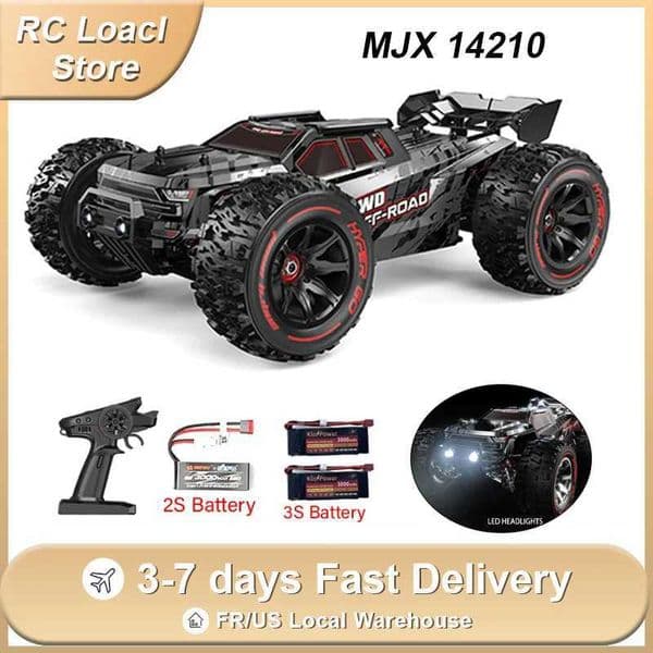Rc Crawler Rc Radio Control Car Crawler Hypergo MJX 14210 1/14 V2.0 Remote Control 4Wd Off-Road Racing RC Truck Brushless radio control car 2.4G Electric Drif
