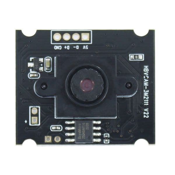 USB 1080P OV3660 Video Camera Module 3MP 64°/110° Adjustable Manual-focus Lens Monitoring Module Plug and Use