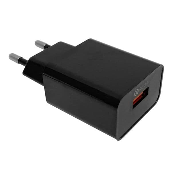 EU Adapter DC 5V new 1A USB Interface Convenient Travel Phone 2025 Charging Head Durable Lithe Black White European Charge Plug 5V 2A