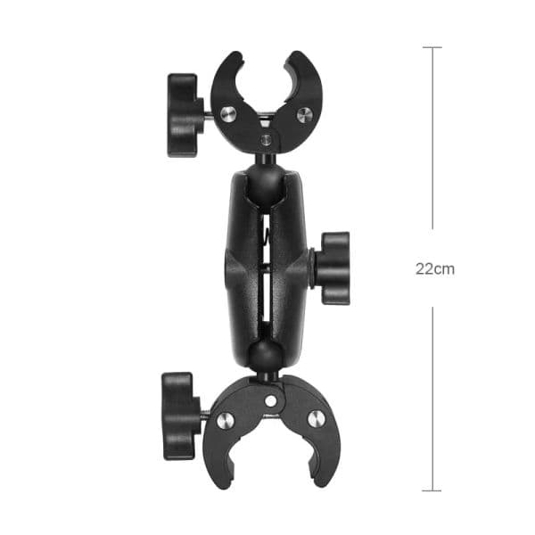 Motorcycle Bicycle Double new Super Clamp Articulating Magic Arm Clip 360° Dual-Head Super Clamp 2025 for Umbrella Monitor LED Light