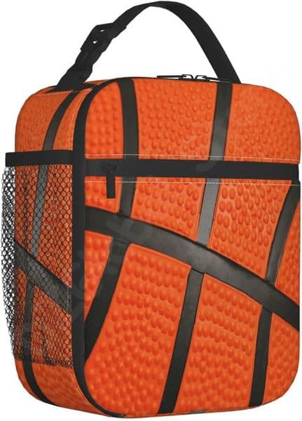 Sport Ball Basketball Lunch Box Portable Insulated Lunch Bag Mini Cooler Back To School Thermal Meal Tote Kit for Girls Boys 240320