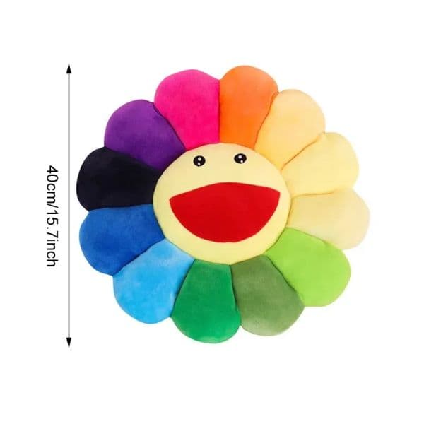 room Luxury Designer Decor Doll Pillow: Cheerful Sunflower Plush Cushion - Kawaii Smile, Soft Stuffed Flower Pillow For Home, Bedroom, Sofa 6
