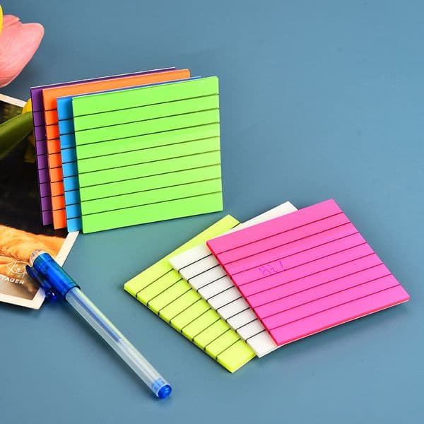 50 Sheets Transparent Waterproof 2025 Sticky Note new Pads Notepads Posits for School Stationery Office Supplies