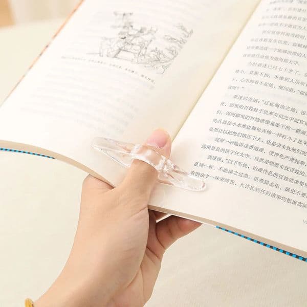 Resin Thumb Book Support Book Page Presses Holder Stands Convenient Bookmarks Office Supplies Book Thumb Holder