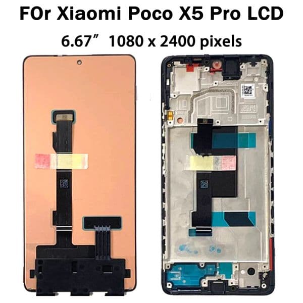 6.67''original amoled poco x5pro LCD for Xiaomi Poco X5 Pro LCD 22101320G, 22101320I Display screen digitizer Assembly Replaceme