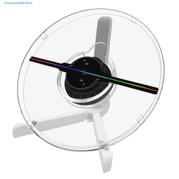 25cm 3D Hologram Projector Fan Desktop Advertising Machine Naked Eye Wifi Led Logo Holographic Light Player Show
