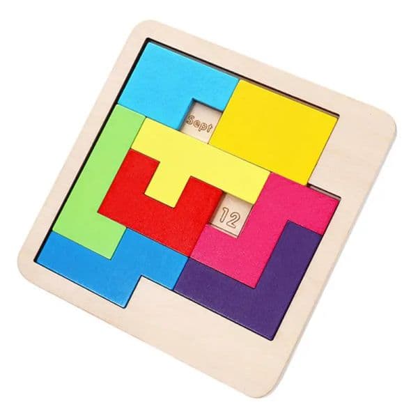 Daily Calendar 2025 Puzzle Wooden Calendar Play A Different Puzzle to Display the Date Difficult Jigsaw Game for Office new Desk PR Sale
