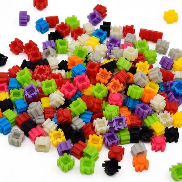 1000/500Pcs 6*6mm DIY Creative Bricks Bulk Model Figures Educational Kids Toy Building Blocks Mini Diamond Micro Building Blocks