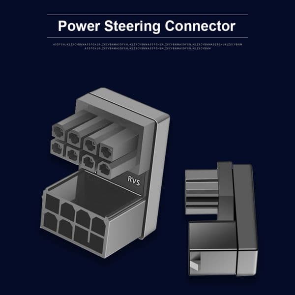 Hard Drive Cable Connecter Support Desktops Graphics Card ATX 8Pin 6Pin Female to 8Pin 6Pin Male 180 Degree Adapter