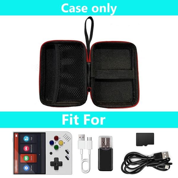 For Miyoo Mini Plus EVA Carrying Case Handheld Video Game Player Case Portable Storage Bag for Miyoo Mini Plus/ANBERNIC RG35XX