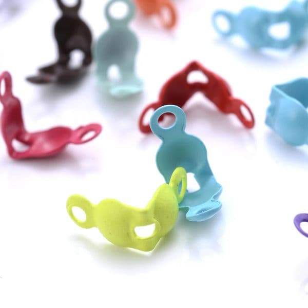 100pcs Multicolor Open Jump Rings Crimp End Clasp & Earpins For Jewelry Making Bracelet Necklace Diy Accessories