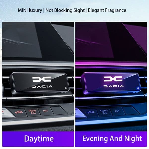 Car air outlet perfume glowing colorful LED atmosphere light For Dacia Lodgy Mcv Sandero Duster Spring Logan stepway Dokker Car